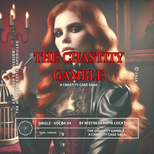 Album Cover - WorshipSofia.com - The Chastity Gamble - A Chastity Cage Saga