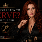 Goddess Sofia presents the “Are You Ready to Serve?” quiz on WorshipSofia.com, inviting submissives to explore their readiness for deeper service and submission.